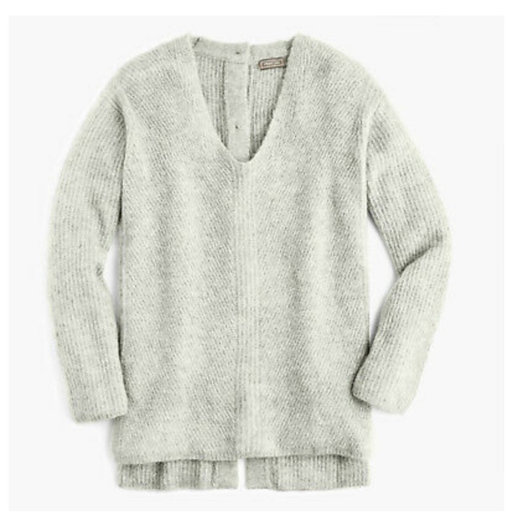 J. Crew Point Sur Open Back Sweater